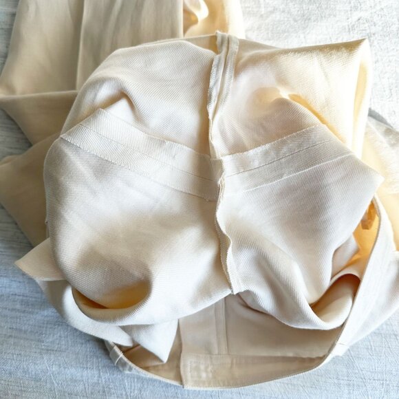 CHANEL Vintage Linen Wool Silk Pleated Trouser Pants - Picture 11 of 16